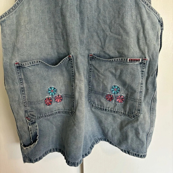 Junior's Denim Shortalls Size 11/12 - Picture 4 of 6